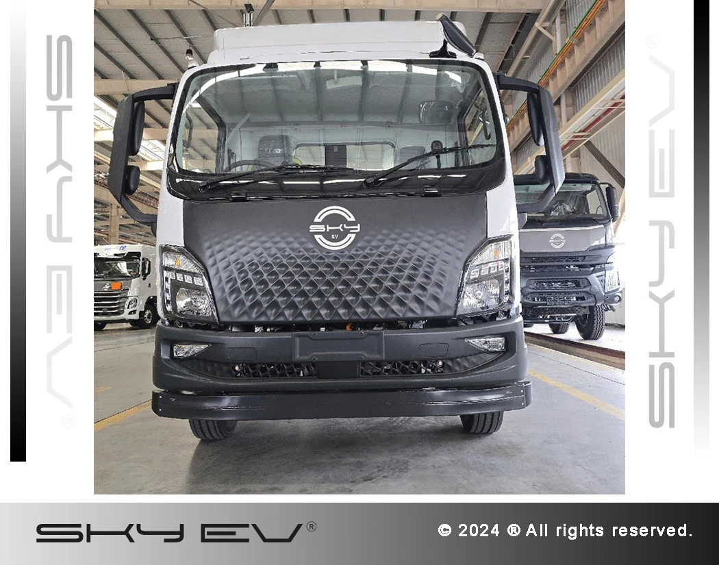 EV Truck end product screen one our advanced electric vehicle design